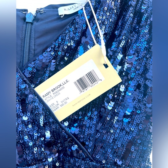 RAMY BROOK LEANNE DRESS sequin size 8 - Picture 4 of 9